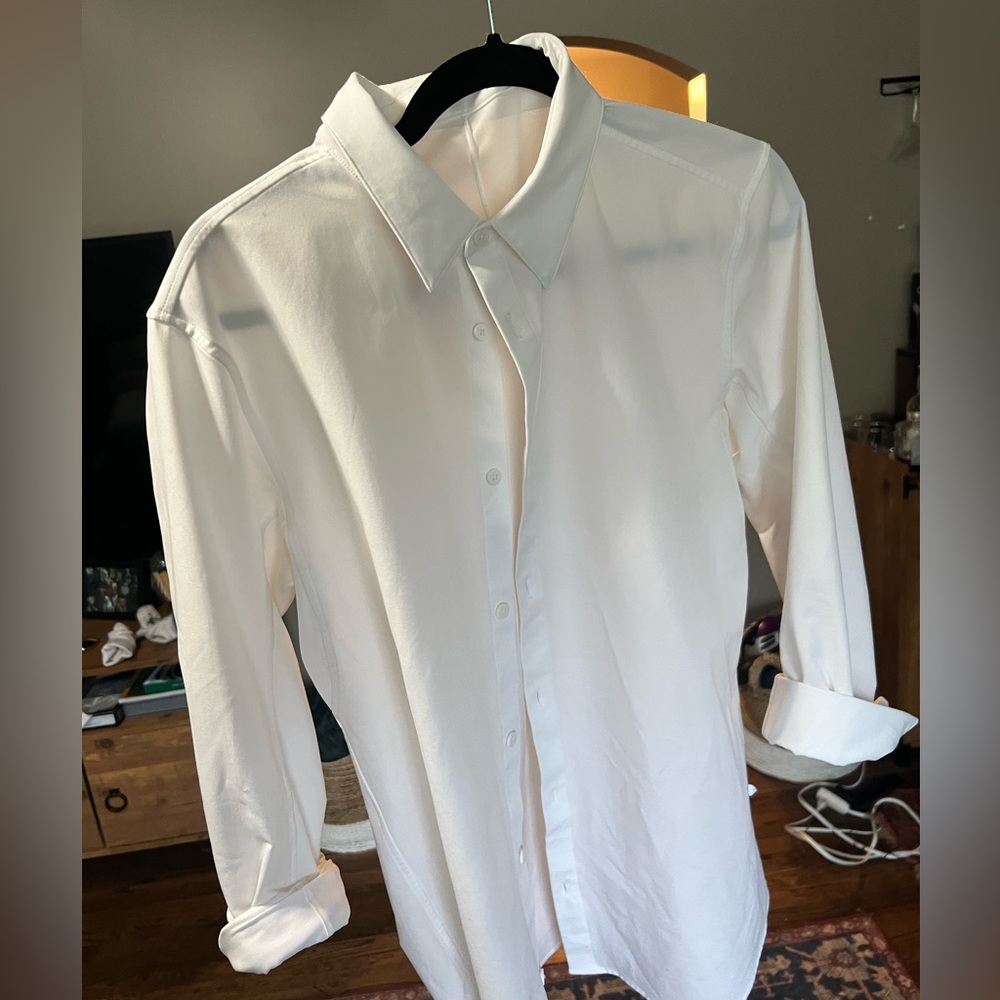 LuLulemon Venture Slim-Fit Long-Sleeve Shirt Size Large
